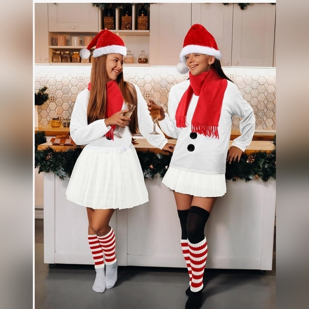NWOT 2 Pc Set Snowman Costume for Women